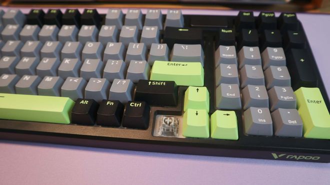 绿机械键盘测评：客制化与性价比的完美平衡澳门新葡京雷柏V700DIY-98黑灰(图7)