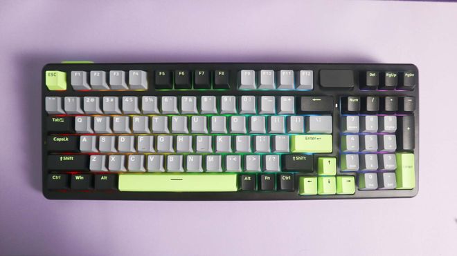 绿机械键盘测评：客制化与性价比的完美平衡澳门新葡京雷柏V700DIY-98黑灰(图8)